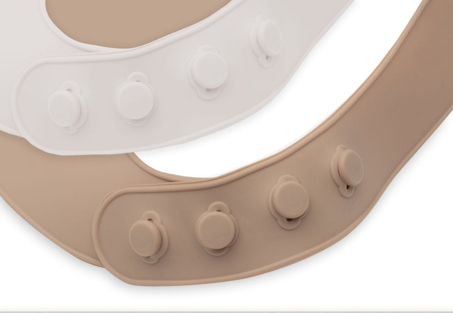 Jollein Slabbetje Elephant Tales Siliconen 2St koop je bij Babywinkel