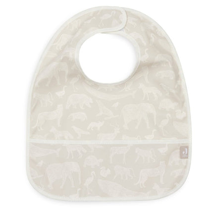 Slab Waterproof Animals - Nougat - 2 Stuks - Babywinkel - 8717329377035