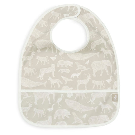 Slab Waterproof Animals - Olive Green - 2 Stuks - Babywinkel - 8717329377059