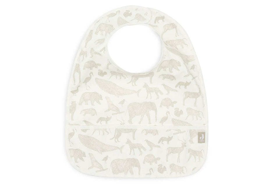 Slab Waterproof Animals - Olive Green - 2 Stuks - Babywinkel - 8717329377059