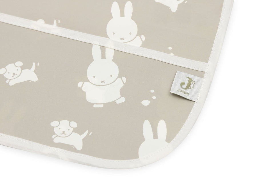 Slab Waterproof met Mouw Miffy & Snuffy - Olive Green - Babywinkel - 8717329378841
