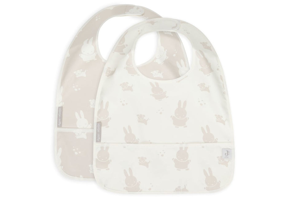 Slab Waterproof Miffy & Snuffy - Nougat - 2 Stuks - Babywinkel - 8717329378872
