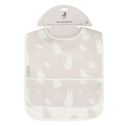 Slab Waterproof Miffy & Snuffy - Nougat - 2 Stuks - Babywinkel - 8717329378872