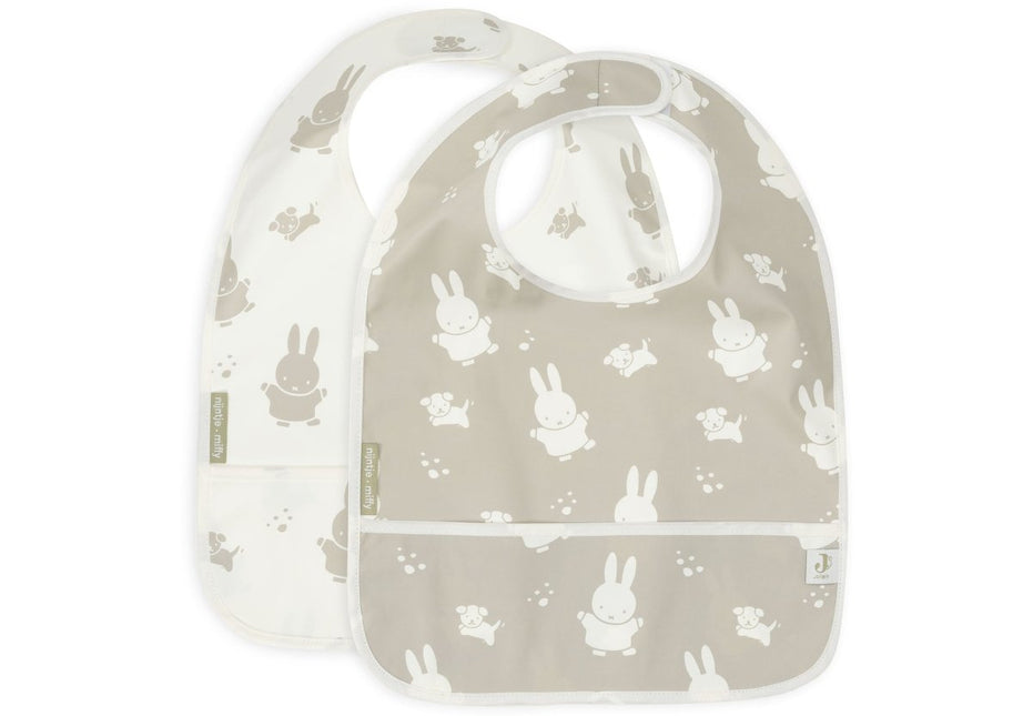 Slab Waterproof Miffy & Snuffy - Olive Green - 2 Stuks - Babywinkel - 8717329378865