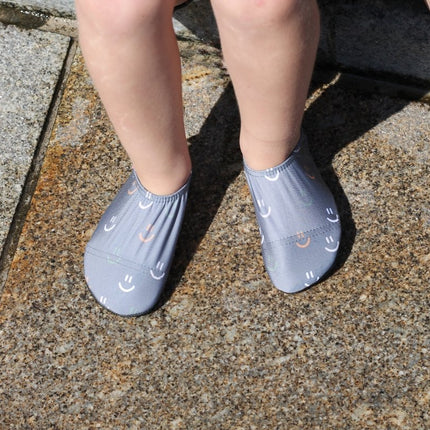 Slipstop Smiley Grey Shoes Boys - Babywinkel - 8683555285324