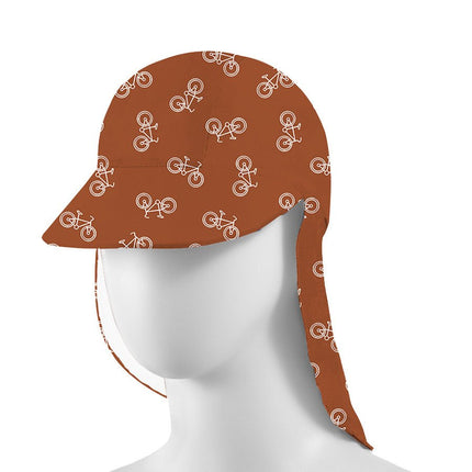Slipstop Zonnehoedje Bicycle Cognac - Slipstop - Babywinkel - 8683555267566