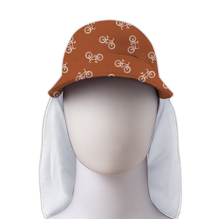 Slipstop Zonnehoedje Bicycle Cognac - Slipstop - Babywinkel - 8683555267566
