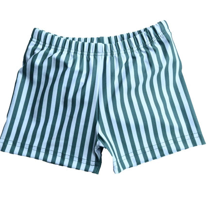 Slipstop Zwembroek Kind Green Bay Stripe - Slipstop - Babywinkel - 8683555254658