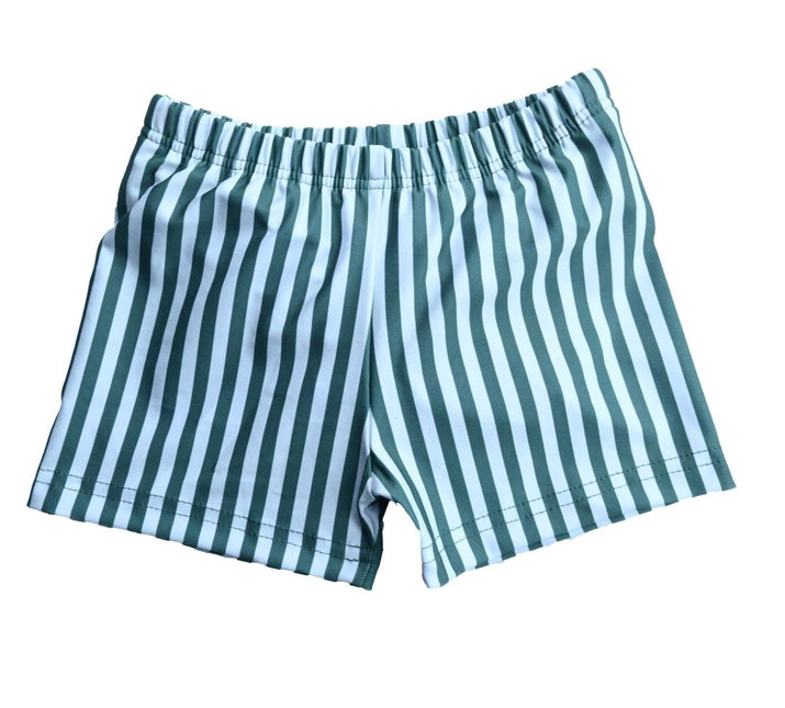 Slipstop Zwembroek Kind Green Bay Stripe - Slipstop - Babywinkel - 8683555254658