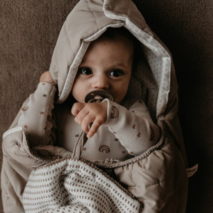 Snoozebaby Knuffeldoekje Sweet Dreaming Warm Brown 25x25cm - Snoozebaby - Babywinkel - 8719743856882