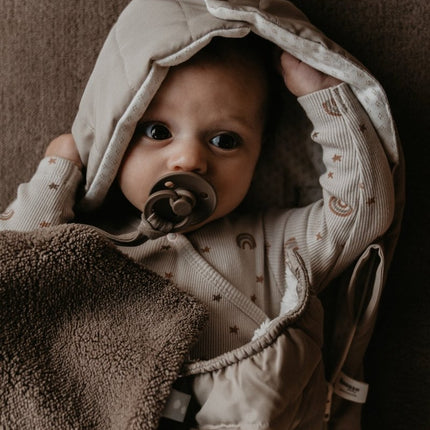 Snoozebaby Knuffeldoekje Sweet Dreaming Warm Brown 25x25cm - Snoozebaby - Babywinkel - 8719743856882