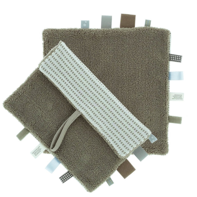 Snoozebaby Knuffeldoekje Sweet Dreaming Warm Brown 25x25cm - Snoozebaby - Babywinkel - 8719743856882