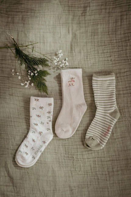 Sokken Little Christmas 3 Delig - Babywinkel - 8721122583852