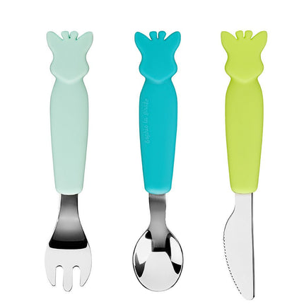 Sophie de Giraf Baby Bestekset Groen 3St - Sophie de Giraf - Babywinkel - 3056564800072