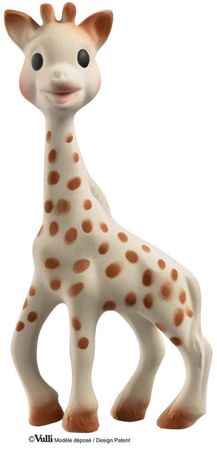 Sophie de Giraf Bijtring Bijtspeeltje Van 100% Natuurlijk Rubber In Geschenkdoosje Wit Rood - Sophie de Giraf - Babywinkel - 3056566164240