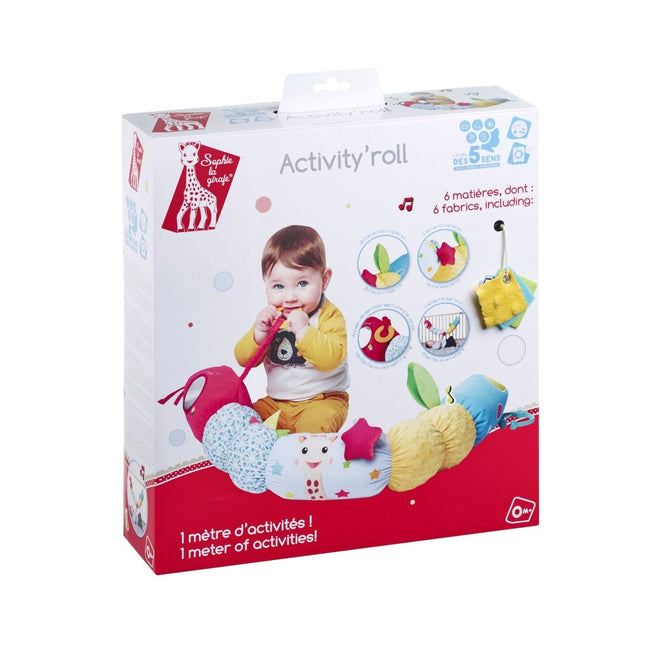 Sophie de Giraf Educatief Speelgoed Activity'Roll koop je bij Babywinkel