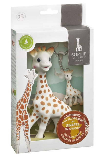 Sophie de Giraf Geschenkdoosje Geschenkdoosje Met Bijtring En Sleutelhanger - Sophie de Giraf - Babywinkel - 3056565165149