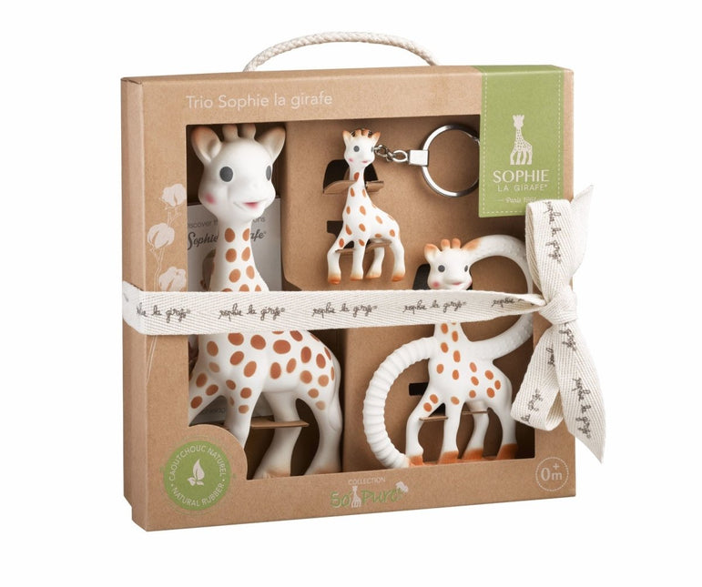 Sophie de Giraf Geschenkdoosje Set Giraffe 3 delig koop je bij Babywinkel
