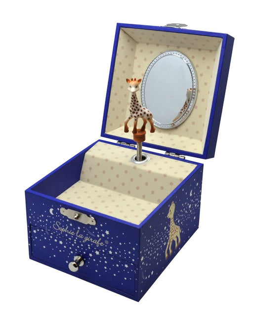Sophie de Giraf Muziekdoosje Vierkant Glow In The Dark Stars koop je bij Babywinkel