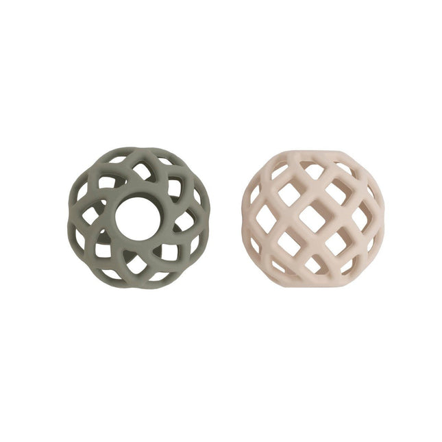 Speelbal urban green/warm linen - 2 - pack koop je bij Babywinkel