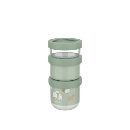 Stapelbare snackbox Mepal Mio 3 - delig - Little Farm - Babywinkel - 8720294049531