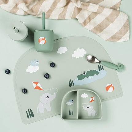 Stick&Stay compartimentenbak Playground Green koop je bij Babywinkel