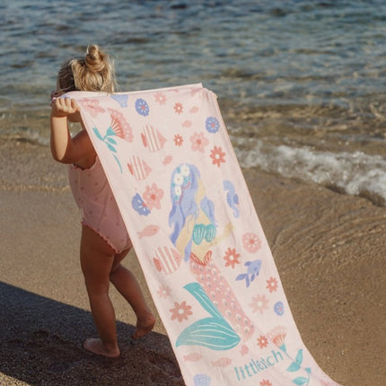Strand handdoek Dreamy Mermaid Multicolour - One size koop je bij Babywinkel