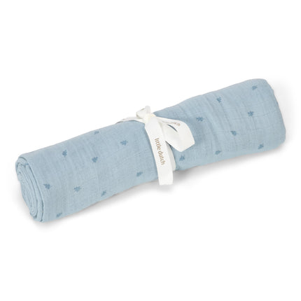 Panno idrofilo 120x120 - Blu Denim puro