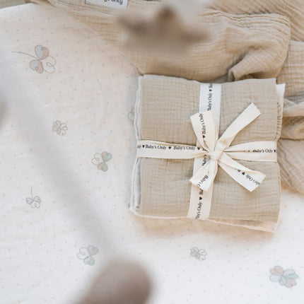 Swaddle Tender beige/clover - 115x115 - 2 - pack - Babywinkel - 8721052101706