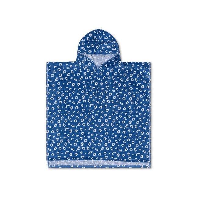 Swim Essentials Badcape Baby Blue Leopard koop je bij Babywinkel