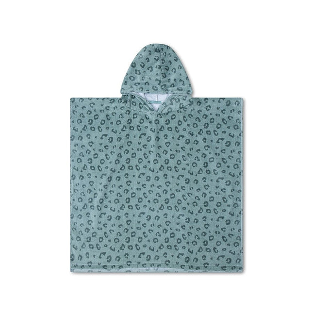 Swim Essentials Badcape Baby Green Leopard koop je bij Babywinkel