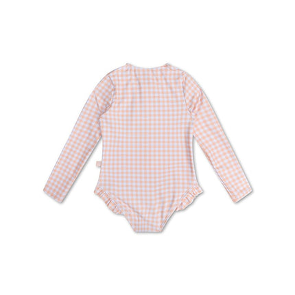 Swim Essentials Badpak Kind Apricot Orange Lange Mouwen - Swim Essentials - Babywinkel - 7432234119112
