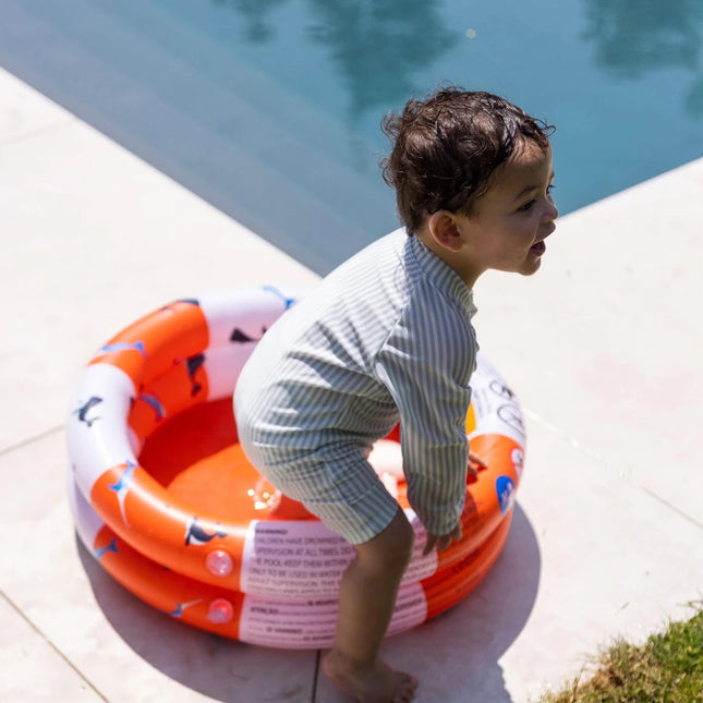 Swim Essentials Zwembad Kind Walvis Rood Wit 60Cm koop je bij Babywinkel