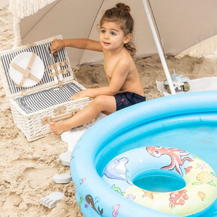 Swim Essentials Zwembad Set Met Strandbal En Zwemband 3 Delig - Swim Essentials - Babywinkel - 7432233952925