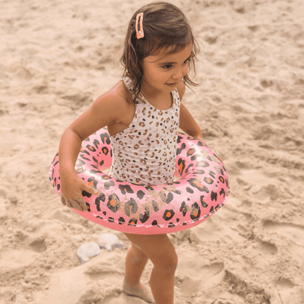 Swim Essentials Zwemband Kind Luipaard Print Roze 55Cm - Swim Essentials - Babywinkel - 7432233952970