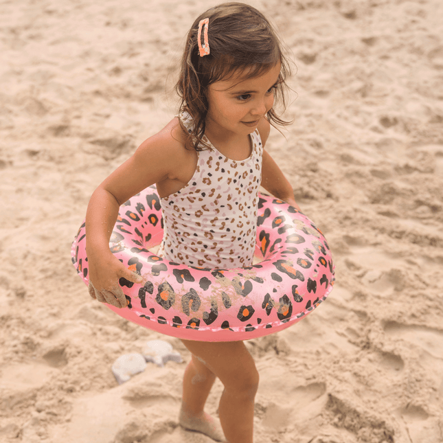 Swim Essentials Zwemband Kind Luipaard Print Roze 55Cm - Swim Essentials - Babywinkel - 7432233952970