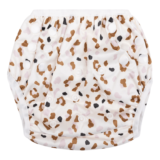 Swim Essentials Zwemluier Panterprint Kahki - Swim Essentials - Babywinkel - 7432233946924