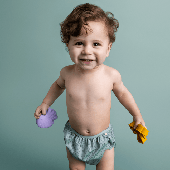 Swim Essentials Zwemluier Wasbaar Green Leopard - Swim Essentials - Babywinkel - 7432234242254