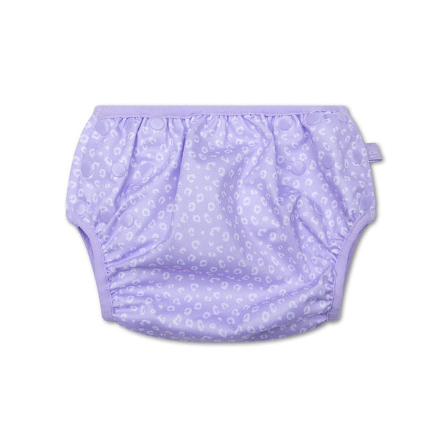 Swim Essentials Zwemluier Wasbaar Lila Leopard - Swim Essentials - Babywinkel - 7432234242209