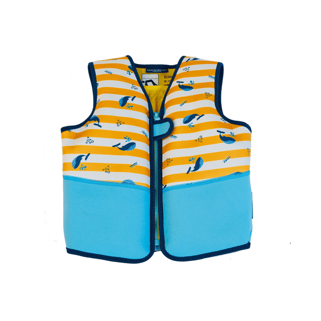 Swim Essentials Zwemvest Kind Walvis Blauw Oranje 3 - 6 Jaar - Swim Essentials - Babywinkel - 7432233949970