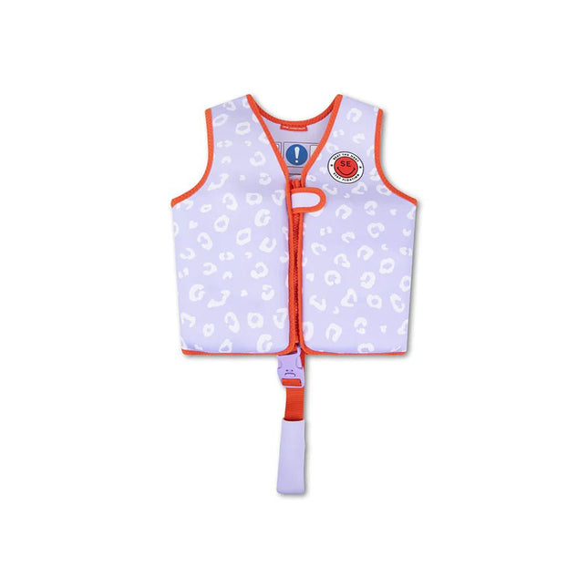 Swim Essentials Zwemvest Lila Leopard 3 - 6 Years - Swim Essentials - Babywinkel - 7432234115107