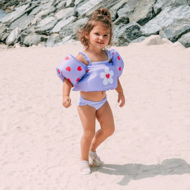 Swim Essentials Zwemvest Puddle Jumper Flower Hearts 2 - 6 Jaar koop je bij Babywinkel