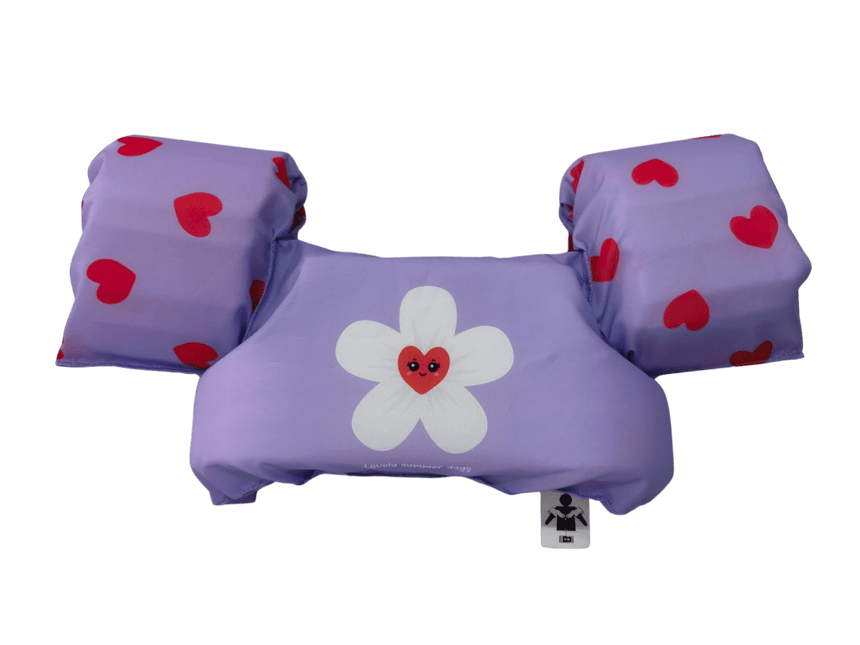 Swim Essentials Zwemvest Puddle Jumper Flower Hearts 2 - 6 Jaar - Swim Essentials - Babywinkel - 7432234155189