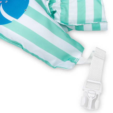 Swim Essentials Zwemvest Puddle Jumper Green Whale 2 - 6 Jaar koop je bij Babywinkel