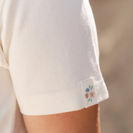 T-shirt korte mouw Creme koop je bij Babywinkel