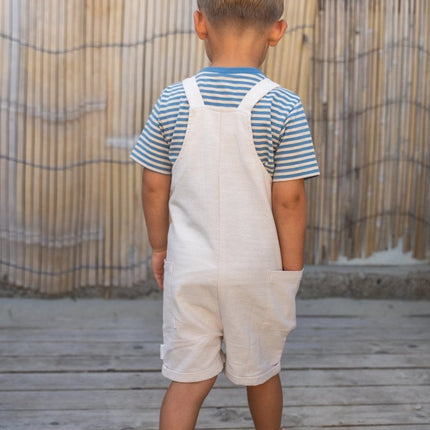 T-shirt korte mouw Indigo Sand Stripe koop je bij Babywinkel