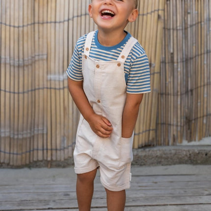 T-shirt korte mouw Indigo Sand Stripe koop je bij Babywinkel