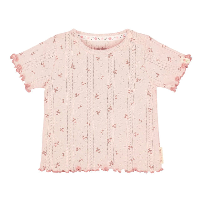 T-shirt korte mouw roze Fairy Flowers koop je bij Babywinkel