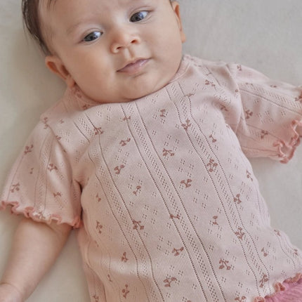T-shirt korte mouw roze Fairy Flowers koop je bij Babywinkel