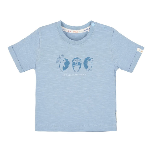 T-shirt korte mouw Steel Blue koop je bij Babywinkel